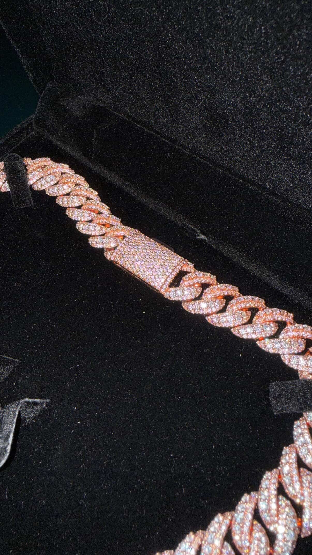 VVS1 MOISSANITE CUBAN Link Chain 14 - 18mm Iced Out Necklace for Men | 18K Gold Plated | Hip Hop Bling | GRA Certified, Statement Jewelry