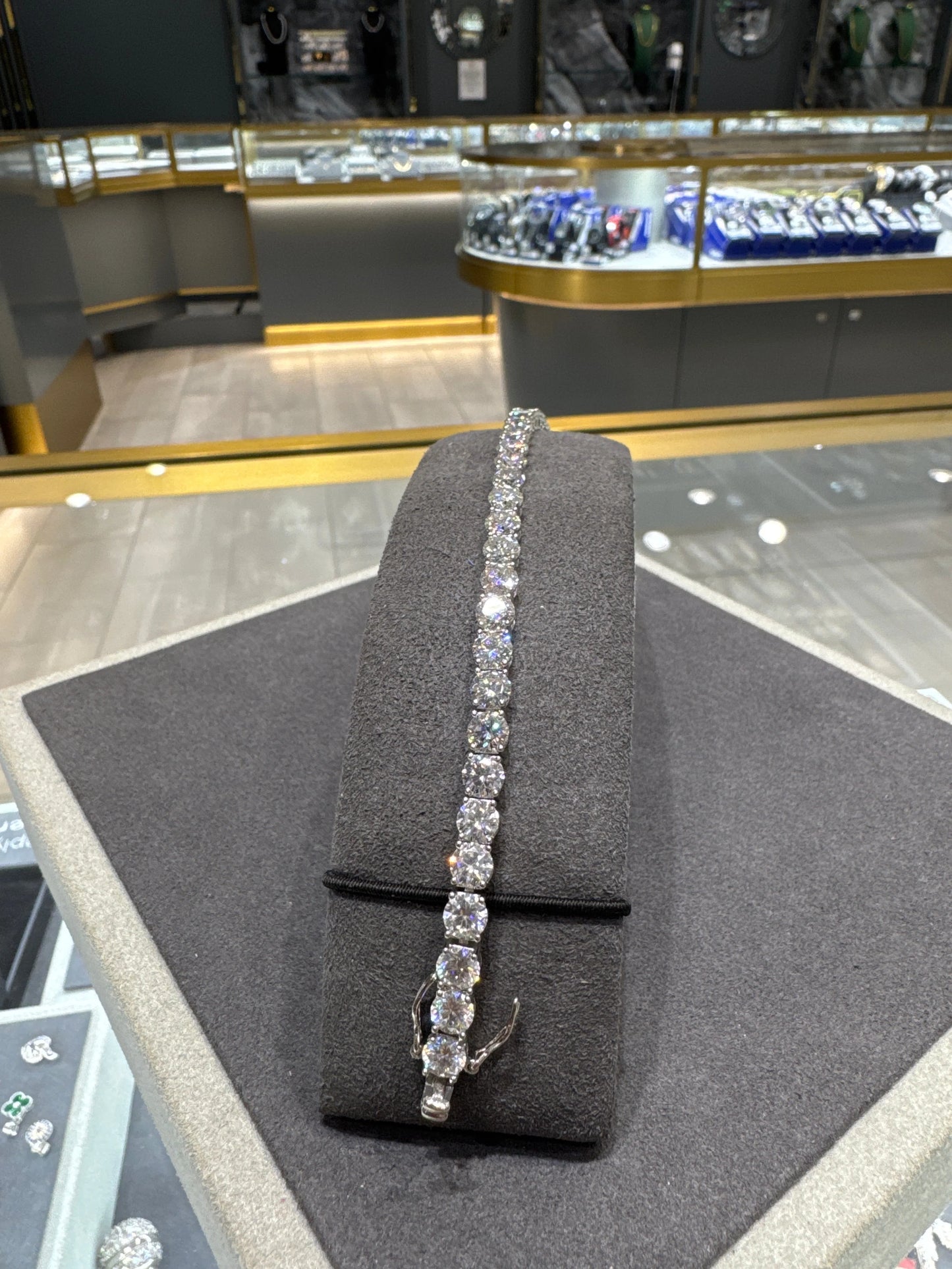 S925 Sterling Silver VVS1 Moissanite Tennis Bracelet