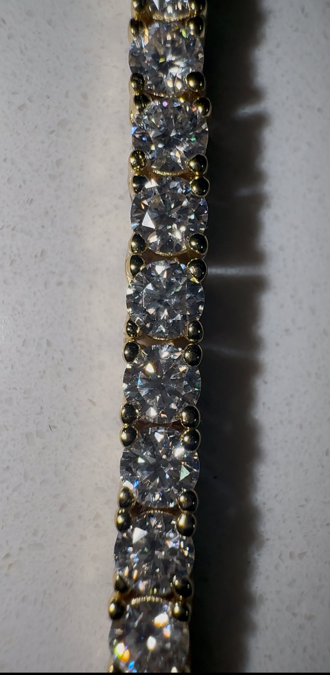925 Sterling Silver VVS1 Moissanite Tennis Chain