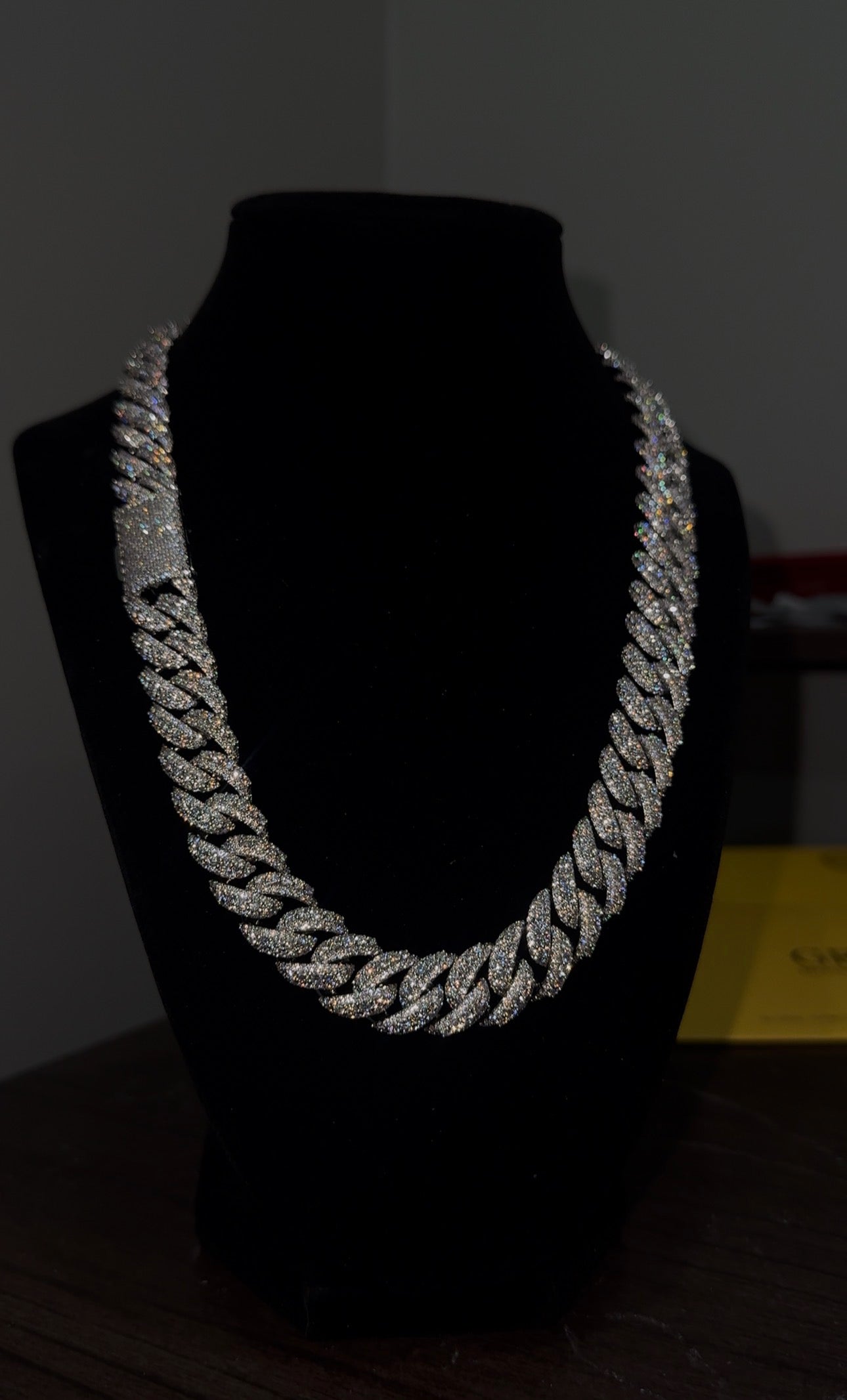 VVS1 MOISSANITE CUBAN Link Chain 14 - 18mm Iced Out Necklace for Men | 18K Gold Plated | Hip Hop Bling | GRA Certified, Statement Jewelry