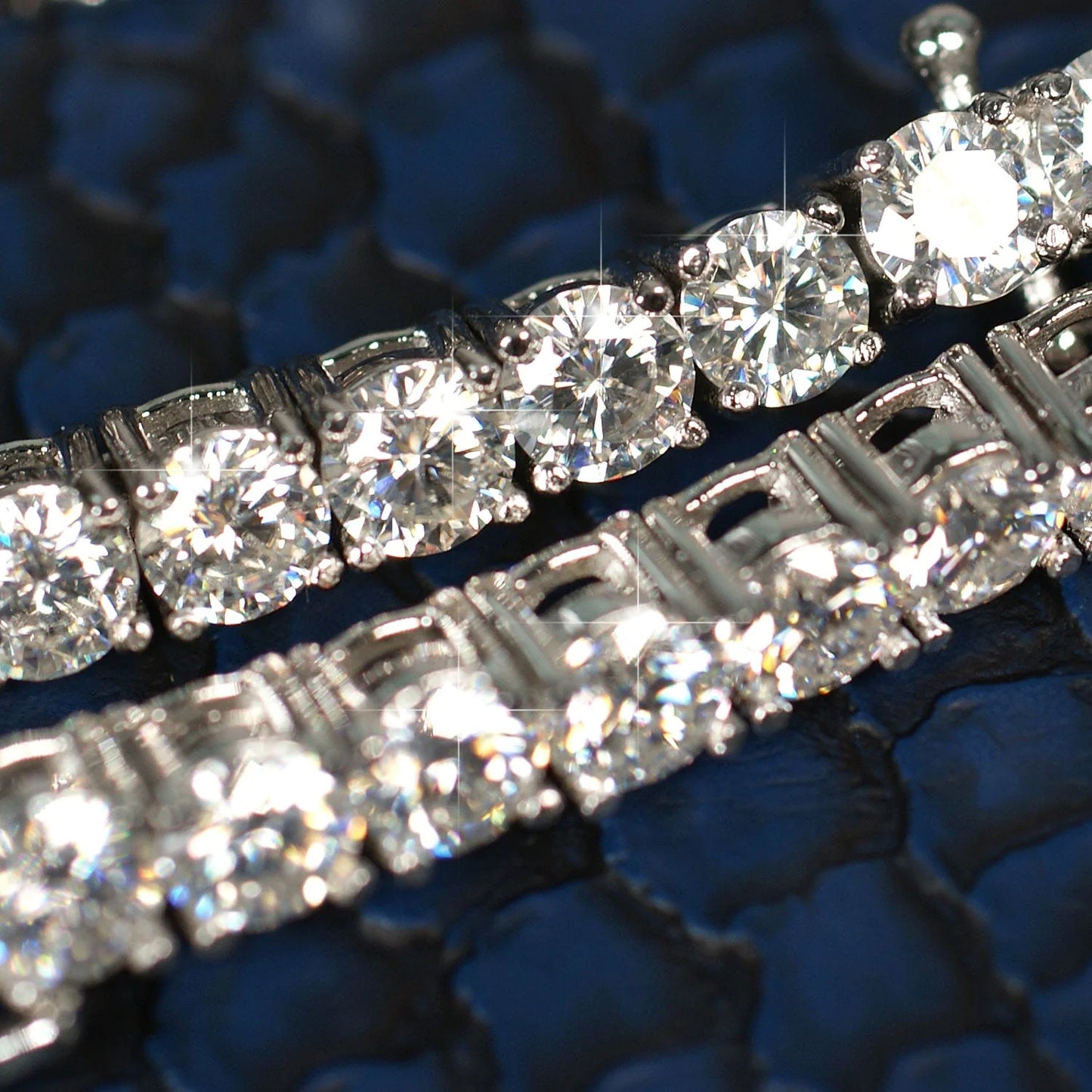 S925 Sterling Silver VVS1 Moissanite Tennis Bracelet