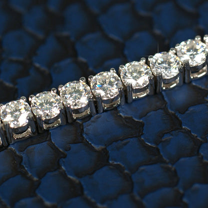 S925 Sterling Silver VVS1 Moissanite Tennis Bracelet