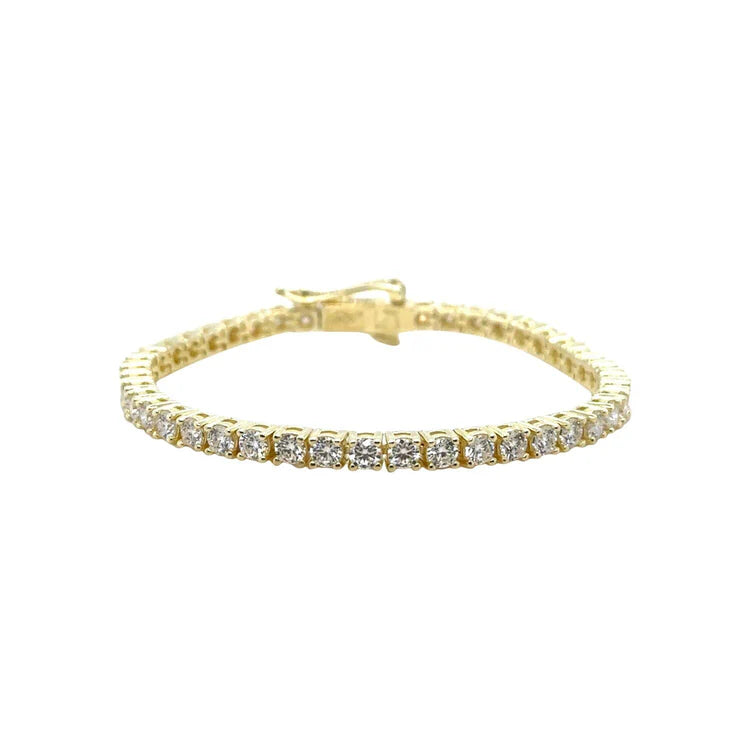 S925 Sterling Silver VVS1 Moissanite Tennis Bracelet