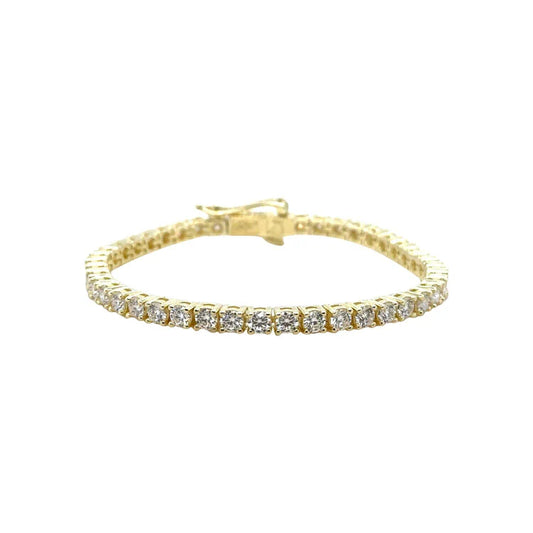 S925 Sterling Silver VVS1 Moissanite Tennis Bracelet